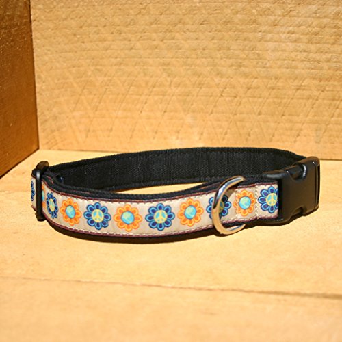 3/4" World Peace Small Hemp Collar