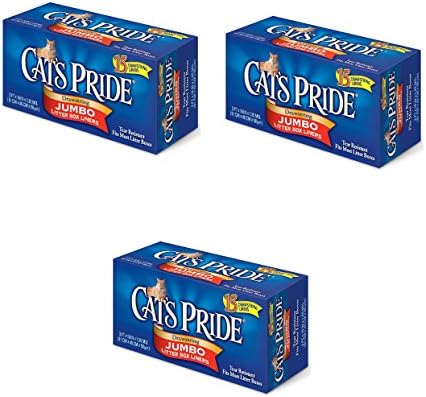 Cat's Pride Drawstring Jumbo Litter Box Liners, 15 Count (3 Pack)