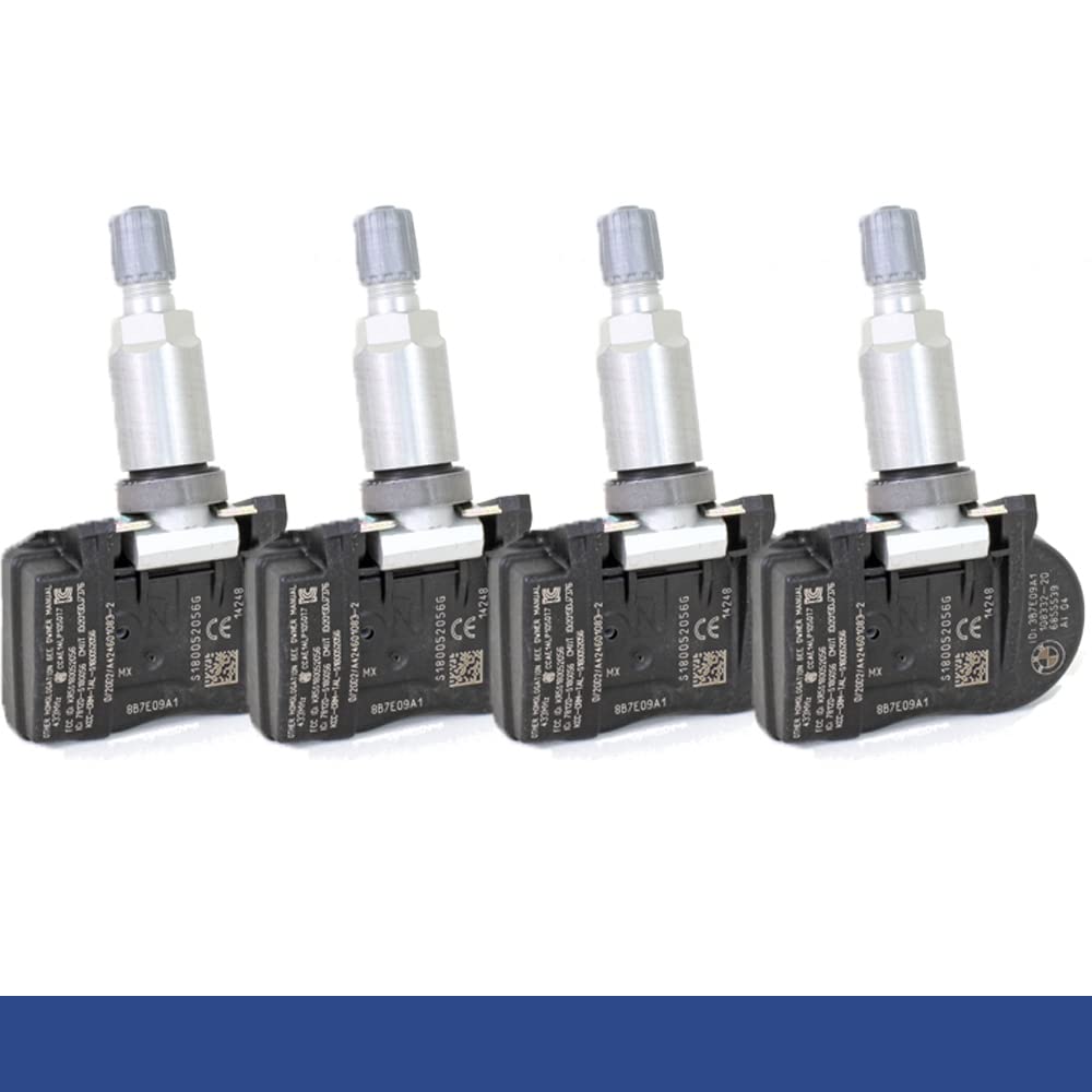 Conti VDO 4 x OE Genuine for BMW (TPMS) Tyre Pressure Monitoring Valve/Sensor for 1 series F20 F21, 2 series F22 F23, 3 series F30 F31, 4 series F32 F33, X5 F15, 2014 onwards