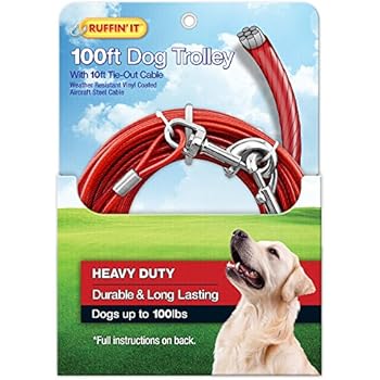 freedom aerial dog run cable