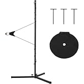 CEPHKY Baseball &amp; Softball Swing Trainer, Portable Hitting Trainer System with Adjustable Height | Rotating Ball, Batting Practice Equipment for All Skill Levels