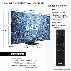 SAMSUNG 65-Inch Class Neo QLED 8K QN900C Series