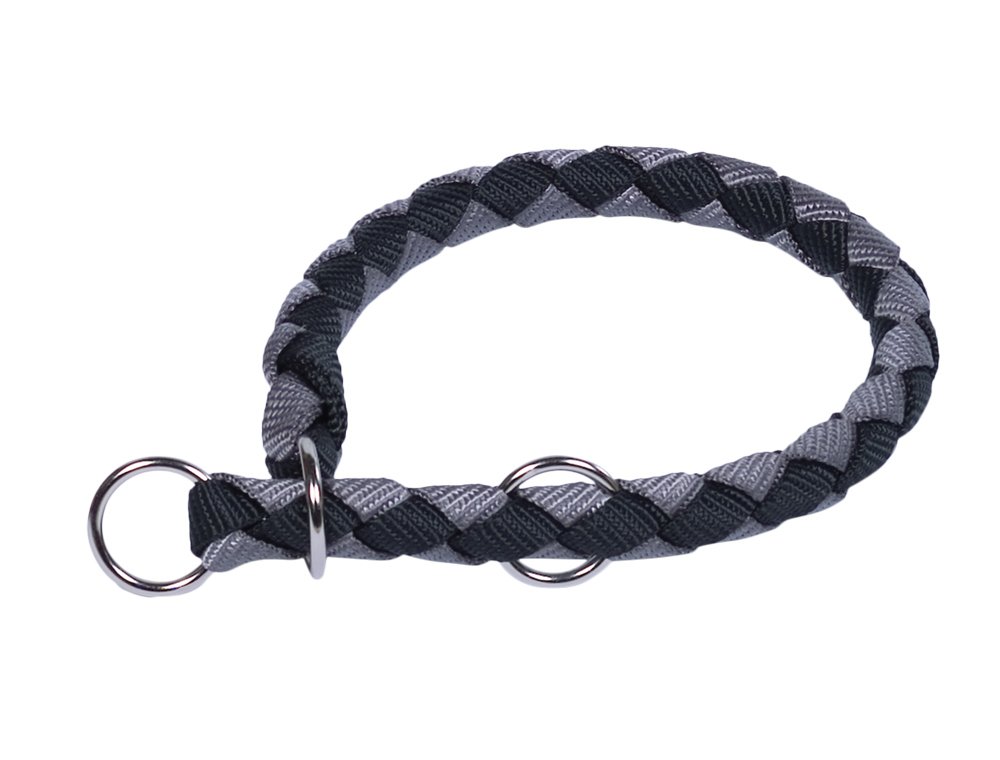 Nobby Corda choker grey width: 25 mm; length: 69-83 cm + 66 cm.