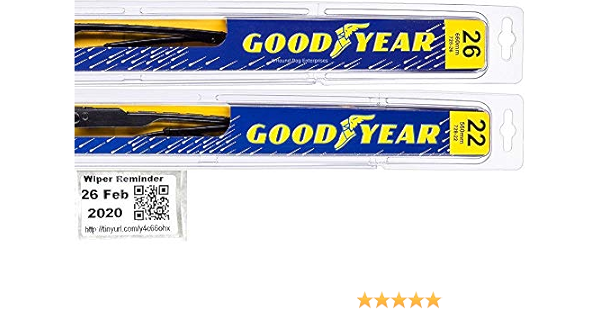 Amazon Com Windshield Wiper Blade Set Kit Bundle For 2004 2006 Lexus Rx330 Driver Passenger Blades Reminder Sticker Premium Automotive