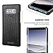 Galaxy Note 8 Leather case Pierre Cardin Genuine Cowhide Protective Hard Back Cover for Samsung Galaxy Note 8 2017 Release Black