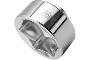 SHONEE 36mm Socket for Some Ford F250,Mercedes,BMW,Audi, Mini,VW,Volvo,Porsche, Steel Oil Filter Cap Wrench, Oil Filter Removal Tool