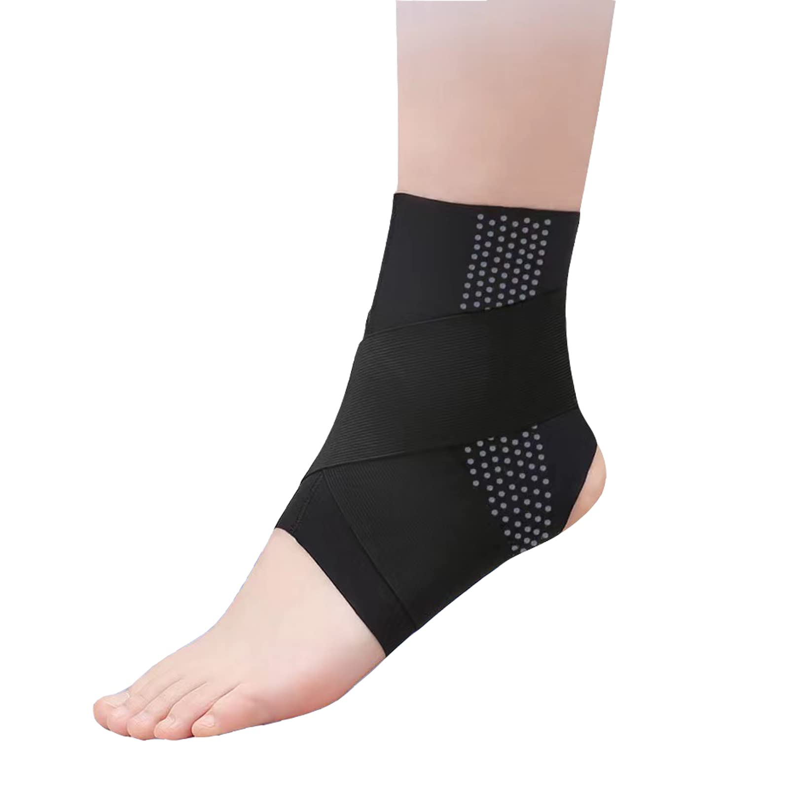 CMC-PROGEAR Ankle Brace Achilles Tendonitis Support,Breathable Anti-Slip Compression Sleeve Socks for Sprained Ankle,Ankle Tape & Compression Wrap Sleeve for Men & Women,XL