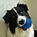 EETOYS Dog Treat Dispensing Toy,IQ Treat Ball with Squeaker, Rubber Dog Chew Toy Dog Puzzle Toys Best for Puppy and Small Medium Dogs, Increases IQ and Mental Stimulation (3 Pack)