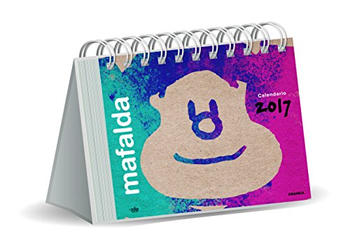 Mafalda 2017 Calendario de escritorio - Azul (Spanish Edition)
