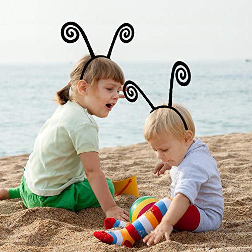 Black Butterfly AntennaHeadband for Kids Girls Boys Dress Up Costume
