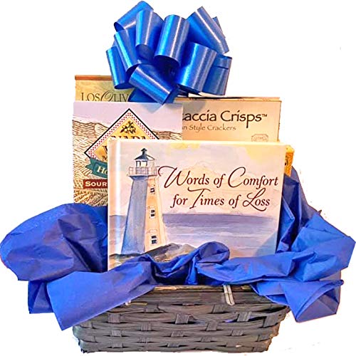 Gourmet Sympathy Gift Basket Delivered Words of Comfort Condolence