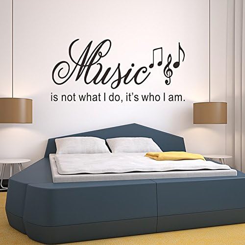 Aixiaoxiqing Customizable Colors Wall Stickers Letter Music Wall Complicated Decal Sticker Home Decoration