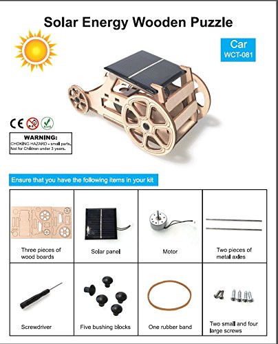 5 Wooden+Solar+Robotics+Engineering+Maker