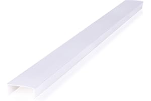 CABINET HERO Slimline - Slip on Cabinet Door Protector Edge Guard - White - ¾” Thick - 36” Length (Pack of 4)