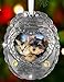 Banberry Designs Loving Memory Pet Photo Remembrance Ornament - Embossed with The Saying, Heaven Sent My Own Angel to Love and It was Covered with Fur - Pet Memorial Ornament - Pet Sympathy