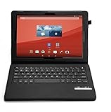 KuGi Asus Zenpad Z10 ZT500KL case with Keyboard case - Ultra-thin Detachable Bluetooth Keyboard Stand Portfolio Case / Cover for Asus Zenpad Z10 ZT500KL Verizon Tablet (Black)