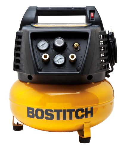 BOSTITCH BTFP02011 6-Gallon Oil-Free Pancake Compressor