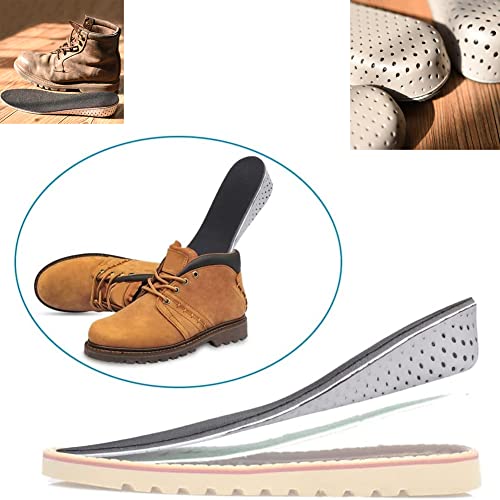 Height Increasing Shoe Insole(EU 35-43), Memory Foam Total Length Height Increase Invisible Insole Increase Heel Inserts Lift Insoles Height Increasing Insoles (2 cm)
