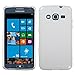 MyBat Semi Transparent Candy Skin Cover (Rubberized) for Samsung i800 (ATIV S Neo) - Retail Packaging - White
