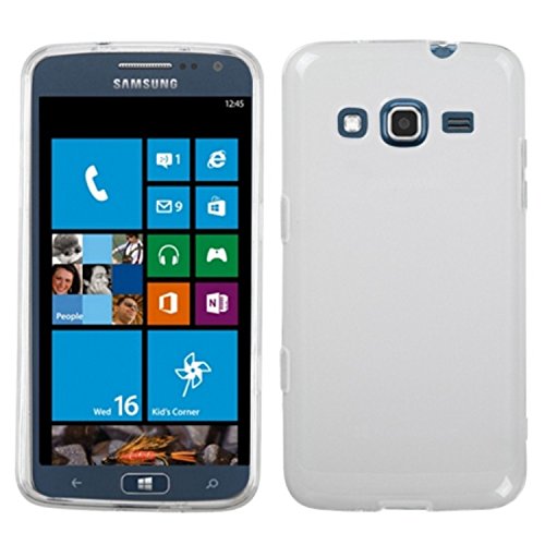 MyBat Semi Transparent Candy Skin Cover (Rubberized) for Samsung i800 (ATIV S Neo) - Retail Packaging - White