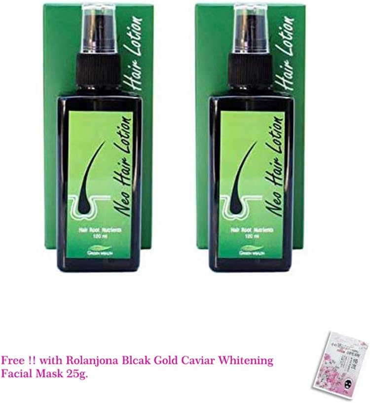 New!! Neo Hair Lotion 120ml Hair Treatment Hair Root nutrients (120Ml x 2 Bottle) by THAIGIFTSHOP