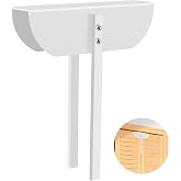 Bifold Door Lock, Keep Toddler, Cats/Dogs Out of Pantry, Closets, Cabinets | 1 Pack, Made of Metal, No Drilling Required, For Folding Doors Only, White