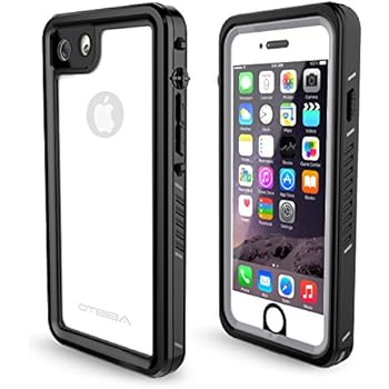 OTBBA iPhone 7/8 Waterproof Case,IP68 Certified Waterproof Shockproof Snowproof Dirtproof Full Body Protective Underwater Case for iPhone 7/8 (Clear)