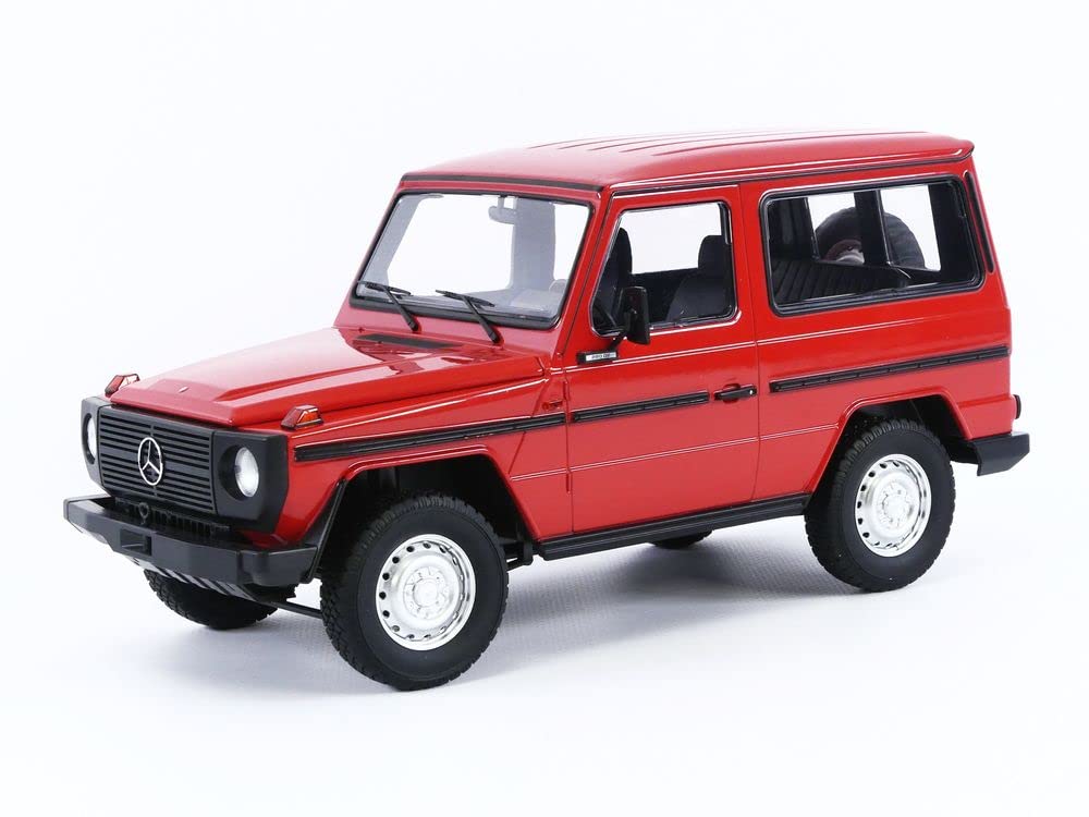 Minichamps 155038002 1:18 1980 Mercedes G-Model Short (W460) -Red Collectible Miniature Car