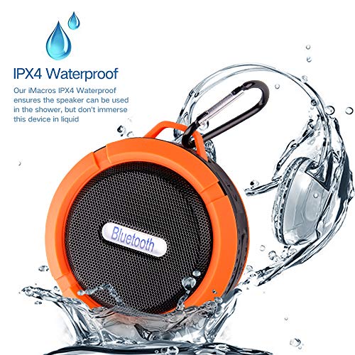 Portable Bluetooth Speakers, Wireless Waterproof Speakers, Mini Bluetooth Speaker with Super Bass, Support Micro SD/TF Card/USB Flash, Blult-in Micophone Outdoor Home Wireless Speaker for iPhone