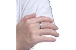 Gixaxak Retro Auspicious Ruyi Cloud Thimble Ring for Men and Women Open Adjustable Ring Chinese Style Made Old Craft Index Finger Ring Hand Decoration Stainless Steel Ring Auspicious Cloud Ring