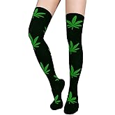 Benefeet Sox Womens Thigh High Socks Girls Novelty Cotton Over the Knee High Socks Funny Crazy Long Stockings Leg Warmers