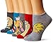 Nickelodeon Women's Nick The Splat 5 Pack No Show Socks, Assorted, 9-11
