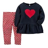 Carter's Baby Girls' Valentine's Day Sweater & Pant Set