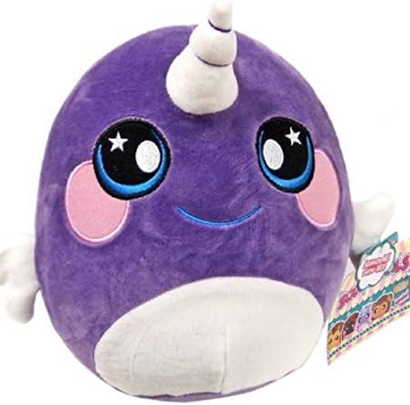 Squishamals Unicorn Neil Narwhal 8 INCH Scented Plush Squeezamals