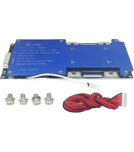 Amazon.com: VNSZNR LiFePO4 BMS 36V 12S 500A Smart PCB Battery 