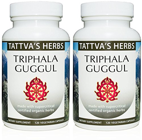 Triphala guggul - organic full spectrum extract 500 mg. 240 vcaps…