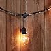 Amazon Basics Outdoor Patio String Lights, S14 Bulb, 48 Feet, White