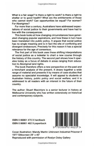 Winners and Losers: Pursuit of Social Justice in Australian History