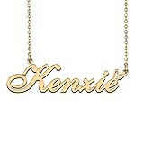 HUAN XUN Personal Initial Name Necklace Silver