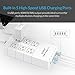 ORICO 6-Outlet Power Strip Surge Protector with 5-Port USB Charger Built-in 5ft Cord for Workbench, Nightstand, Dresser and More 3.5 Out of 5