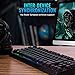 Giixer RGB Gaming Keyboard, TKL Keyboard LED Backlit Illuminated Computer Keyboard USB Wired Membrane Keyboard with Water-Resistant and Adjustable Lighting for PC Laptop Gamers, Black (RGB 87key)thumb 2