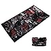 Multifunctional Stretchable Sport & Casual Headwear, Headband Scarf Bandanna Headwrap Mask Neckwarmer & More 12-in-1, 6PC.New Black Series
