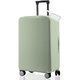 RainVillage Travel Luggage Cover - Scratch-Resistant Fit 19-31 Inch Suitcase Protector (Cyan, S(19-21 inch))