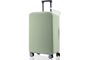 RainVillage Travel Luggage Cover - Scratch-Resistant Fit 19-31 Inch Suitcase Protector (Cyan, S(19-21 inch))