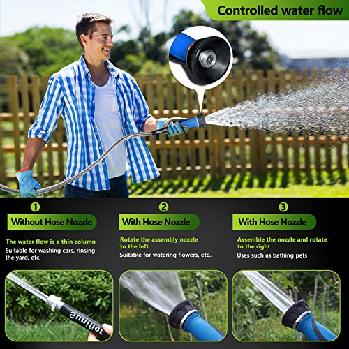 Metal Garden Hose 100 Ft Flexible Stainless Steel Garden Hose 100 Foot