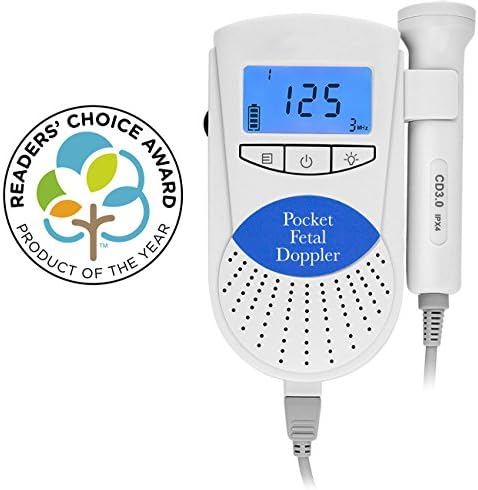 Baby Monitor Sound Amplifier - Hear Your Baby’s Kicks &amp; Noise in Womb - FDA Approved for Home Use - Perfect Baby Shower Gift