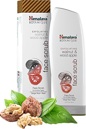 Himalaya Botanique Exfoliating Walnut & Wood Apple Face Scrub for All Skin Types, Free from Parabens, SLS and Phthalates, Facial Scrub with Ginger and Basil, 5.07 oz/150 ml (1 PACK) - Thumbnail 7