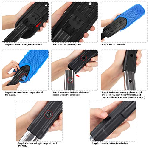 ELECTRAPICK 3 in 1 Snow Brush with Scraper Detachable Snow Removal Shovel Ice Scraper for Car Windshield Snow Cleaning Removal Tools Multifunctional for Car,SUV,Truck