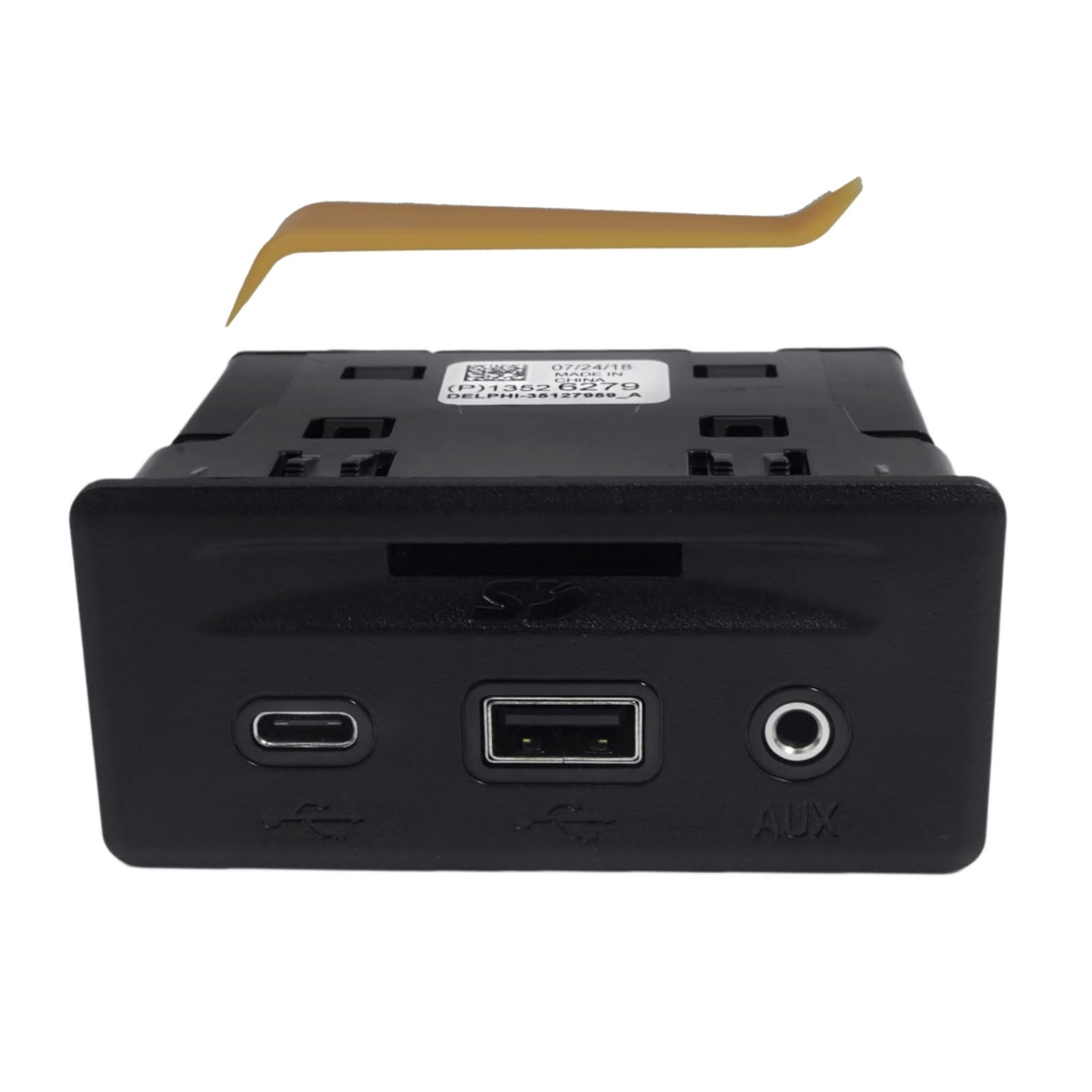 Photo 1 of Forcitory Center Console Auxiliary USB Fit for GMC Sierra 1500 1500Limited 2500HD 3500HD for Chevrolet Silverado 1500 1500LTD 2500HD 3500HD Replacement for 13529862 13526279
