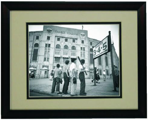 Dewbilia New York's Yankee Stadium Boys B/W Framed 8"x 10" Photo